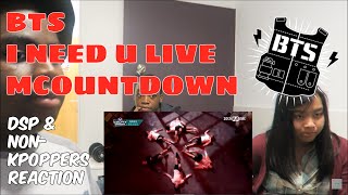 BTS I NEED U M COUNTDOWN LIVE DSP amp NonKpoppers Reaction [upl. by Erine]