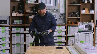 Festool ISC 240 Cutting PIR Insulation [upl. by Johannah157]