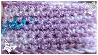 TUTO mailles chaînette et mailles serrées au crochet pour droitier [upl. by Arimay]