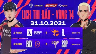 B2F GAMING vs TEAM FLASH  BOX GAMING vs SAIGON PHANTOM  Vòng 14 ĐTDV mùa Đông 2021 [upl. by Peony]