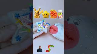 Eating food asmr satisfyingvideo mukbang satisfying candy toys food satisfyingvideo [upl. by Mahla]