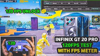 FINALLY 120FPS UNLOCK IN INFINIX GT 20 PRO😍 INFINIX GT 20 PRO 120FPS TESG WITH FPS METER [upl. by Ahseiat]