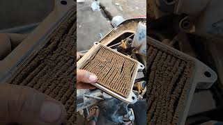 Bajaj p150 Air filter automobile motorcycle mecanical motorbike [upl. by Oker]