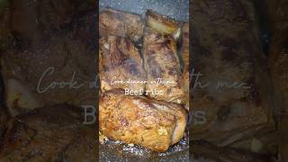 Cook with me Beef ribs cookingchannel foodievlog floridaliving [upl. by Matthiew]