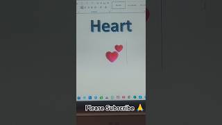 Heart symbol 💕 msword shortcutkeys computer eductionalvideos [upl. by Eanil427]