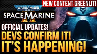 Warhammer 40K Space Marine 2  Yes Its Happening Devs Just Greenlit All New Content and More [upl. by Hebel]