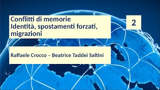 Conflitti di memoria II edizione Identità spostamenti forzati migrazioni 26 [upl. by Elcin]