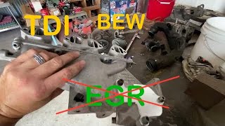 2005 VW Jetta TDI BEW intake cleaning and EGR delete NEW DAILY driver… 40mpgs [upl. by Etnwahs]