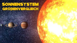 Sonnensystem Größenvergleich [upl. by Humble]