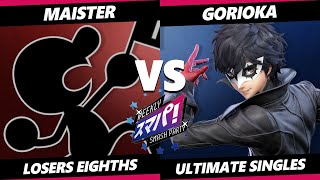 Sumapa 154 TOP 8  Maister Game amp Watch Vs Gorioka Joker Smash Ultimate  SSBU [upl. by Etoile]