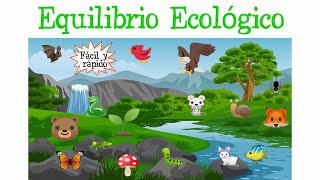 🌿¿Qué es el Equilibrio Ecológico🌈 Fácil y Rápido  BIOLOGÍA [upl. by Abey]