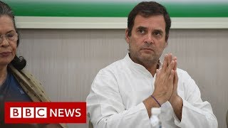 Rahul Gandhi quits as India opposition leader  BBC News [upl. by Eiddal]