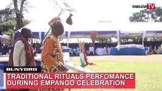 BUNYORO KITARA KINGDOM CULTURAL RITUALS IN THE PALACE [upl. by Winikka]