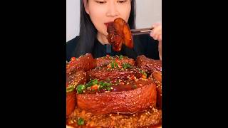 Irresistible ASMR Spicy Pork Belly Bites mukbang porkbelly [upl. by Rehpotsihrc]