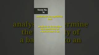 term76 Antibiotic susceptibility test [upl. by Sidras]