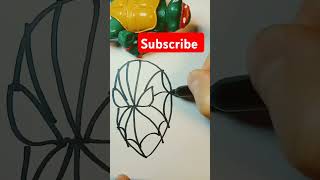 SpiderMan Drawing In 15 Seconds shorts spiderman art drawing youtube youtubeshorts video [upl. by Adnwahsar]