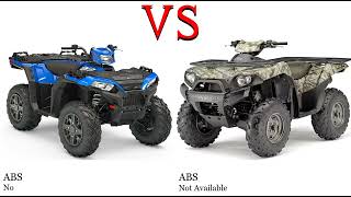 Polaris Sportsman 850 vs Kawasaki Brute Force 750 Test specification comparison [upl. by Leroy520]