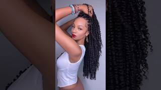 TRY THIS FLAWLESS PASSION TWIST STYLE  HAIR TUTORIAL  HEATLESS STYLE  WATER WAVE CURLS  AMAZON [upl. by Annahavas]