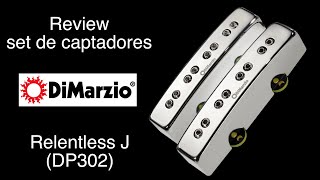 Review set de captadores DiMarzio Relentless J DP302 para baixo [upl. by Nesaj]