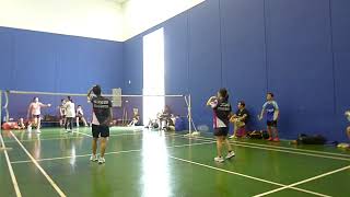 24Nov Badminton Friendly Natalie GohJOJO vs Kylie TanTan Hian Shee [upl. by Aihsenat]