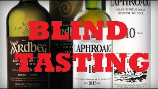 Ardbeg 10 vs Laphroaig 10 Peated Scotch Whisky Blind Tasting [upl. by Yednarb]