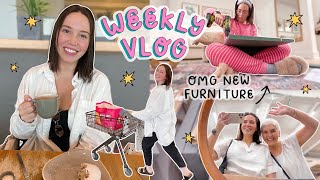 WEEKLY VLOG 2 ✨ Making changes to my home  lots of new furniture [upl. by Ahsilif595]