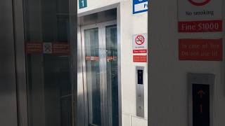 Mitsubishi GPSIII Traction Elevator Entrance  Compassvale LRT Station Sengkang shorts [upl. by Eelanaj]