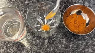 How To Make Turmeric Water Simple [upl. by Fulviah]