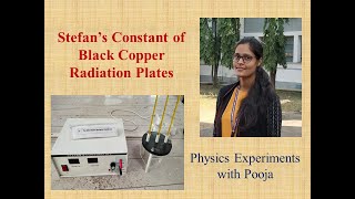 Stefan constant of black copper radiation Plates Electrical Method  BSc lab experiments [upl. by Ahsetel]