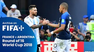 MBAPPE VS MESSI  2018 FIFA World Cup France v Argentina [upl. by Graner]