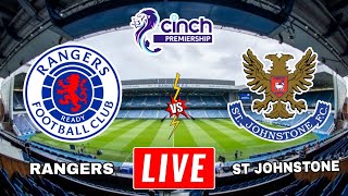 Rangers vs St Johnstone Live Streaming  Scottish Premiership  St Johnstone vs Rangers Live [upl. by Nennek]