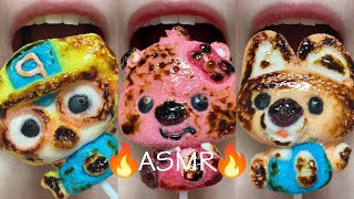 asmr PORORO MARSHMALLOW Pororo Im sorry eating sounds [upl. by Yelahs]