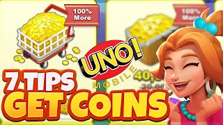 7 Tips to Get Coins Fast  Recover from Bankrupt   UNO Mobile [upl. by Yrakaz]