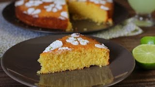 Gâteau à la polenta sans gluten  Polenta cake gluten free  كيك دقيق الذرة والليمون [upl. by Heman]