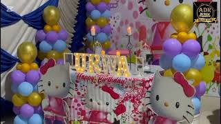 Hello kitty theme birthday event roof [upl. by Elinor]