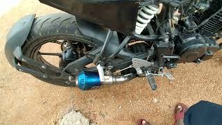 Yamaha FZ 16 SC project exhaust sound [upl. by Eneiluj36]