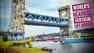 Heaviest Vertical Lift Bridge  Portage Lake Lift Bridge [upl. by Nalid158]