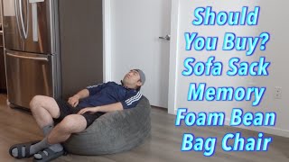 Should You Buy Sofa Sack Memory Foam Bean Bag Chair [upl. by Eryn309]