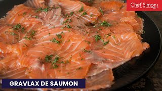 Gravlax de saumon [upl. by Ellehsem589]