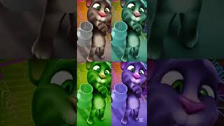 My Talking Tom Cat drinking milksubscribetomcatshortvideo [upl. by Arvonio944]