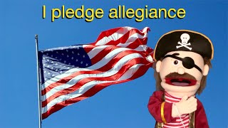 PLEDGE OF ALLEGIANCE FOR CHILDREN  preschool distance learning kindergarten grade school [upl. by Carolin]