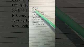 Lets sing and learn English  Love Hurts 2  By  Nazareth shorts [upl. by Eatnhoj501]