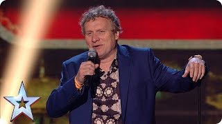 Welsh funnyman Noel James has everyone laughing out loud  SemiFinals  BGT 2018 [upl. by Adela]