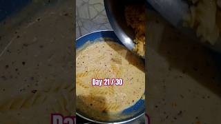 White Sauce Pasta recipe 5 ingredients pasta recipe  Day 21 of my 30 days challenges pasta [upl. by Akkimat]