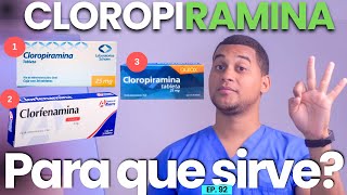 CLOROPIRAMINA PARA QUE SIRVE  3 COSAS [upl. by Ecnar]