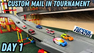 DIECAST CARS RACING  MAIL IN TOURNAMENT  DAY 1 [upl. by Aim]