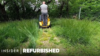 How A 2YearOld Overgrown Lawn Is Restored  Refurbished [upl. by Flann]