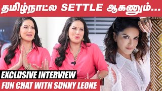 Sunny Leone தமிழ்ல பேசி அசத்தல்  Lungi is comfortable to Wear  SunnyLeone  OMG  Yuvan [upl. by Eicrad]