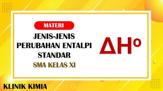 Termokimia 4  JenisJenis Perubahan Entalpi Standar [upl. by Harobed545]