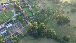 Sissinghurst Castle Garden early morning aerial views [upl. by Hogg]